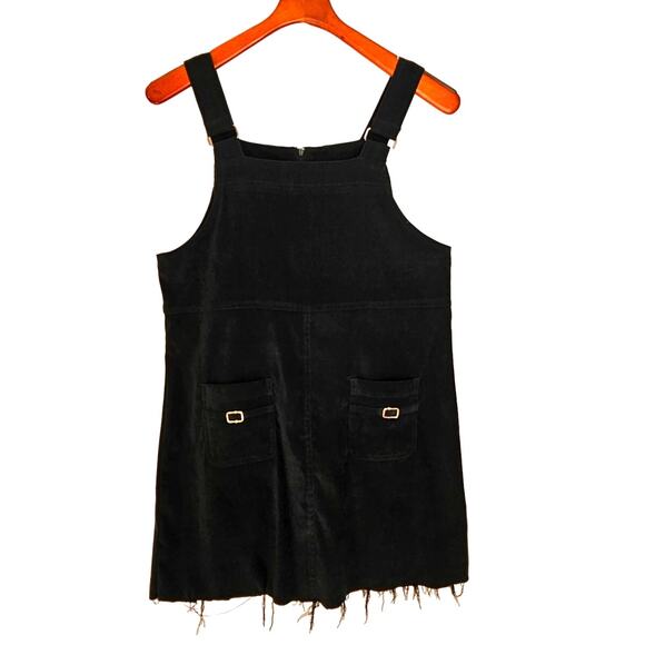 Paul Harris Design Dresses & Skirts - Vintage Paul Harris Design Dark Green Overall Academia Romper Dress w/ Pockets